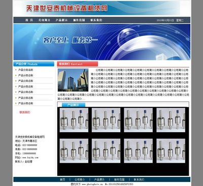 天津世安泰机械设备租赁网图片